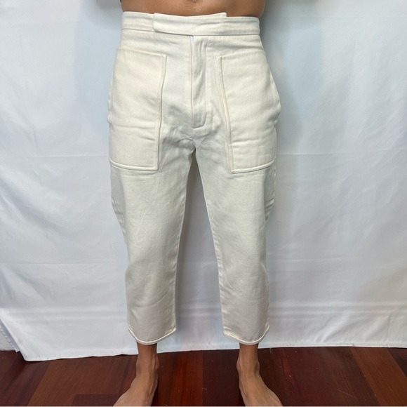 Phoebe English cream side pockets Jean M - Picture 10 of 12